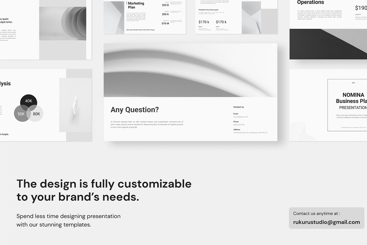 Nomina Business Plan, a Presentation Template by Rukuru Studio (Photo 4 of 4)