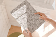 Stone Relief Damask Wallpaper, a Wallpaper Graphic by Bloomart Studio (Thumbnail 3 of 6)
