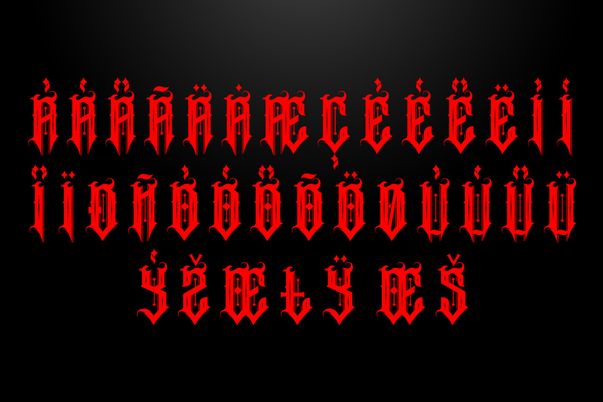Ruthless Typeface preview 4