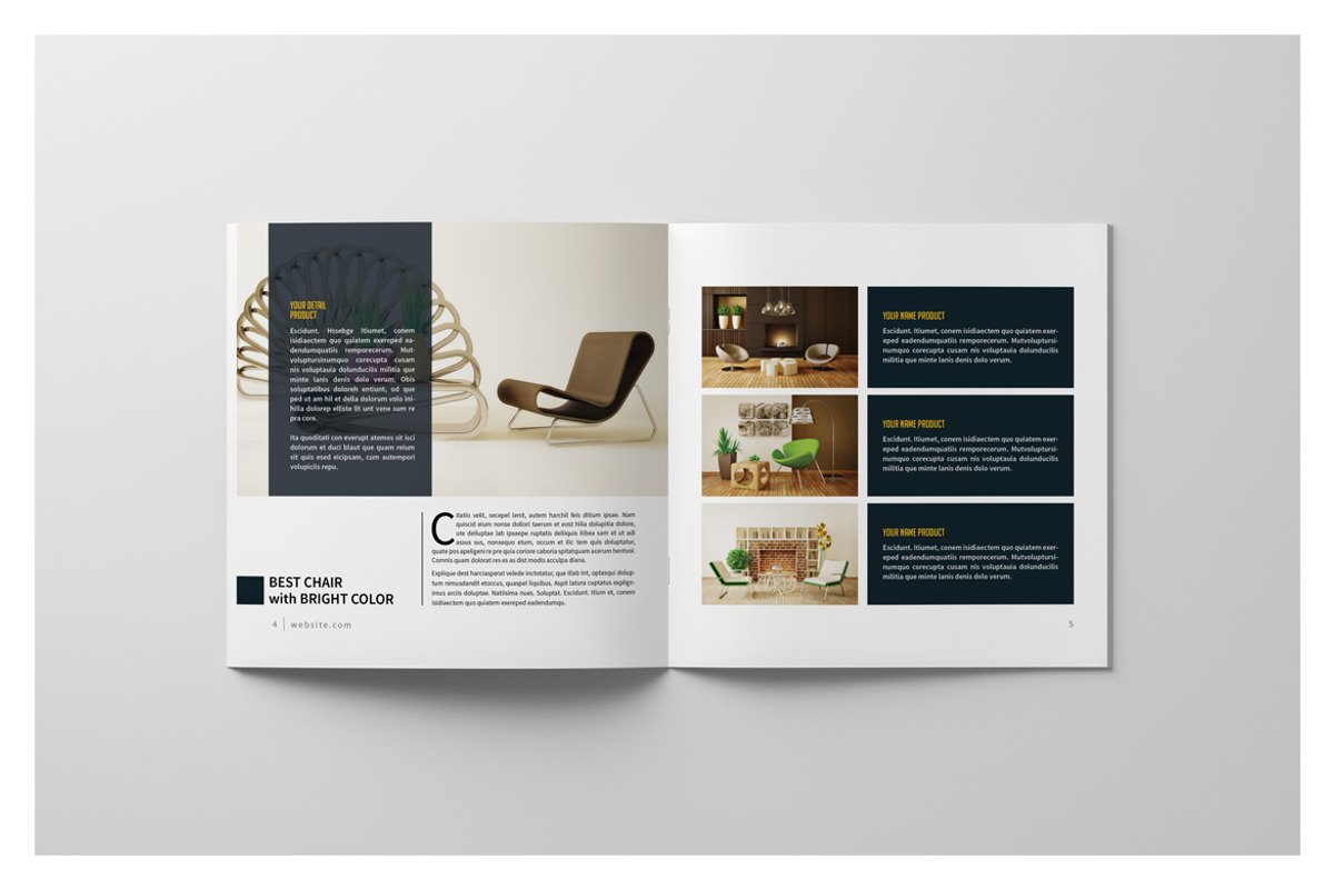 Square Brochure Catalog, a Brochure Template by adekfotografia (Photo 6 of 17)
