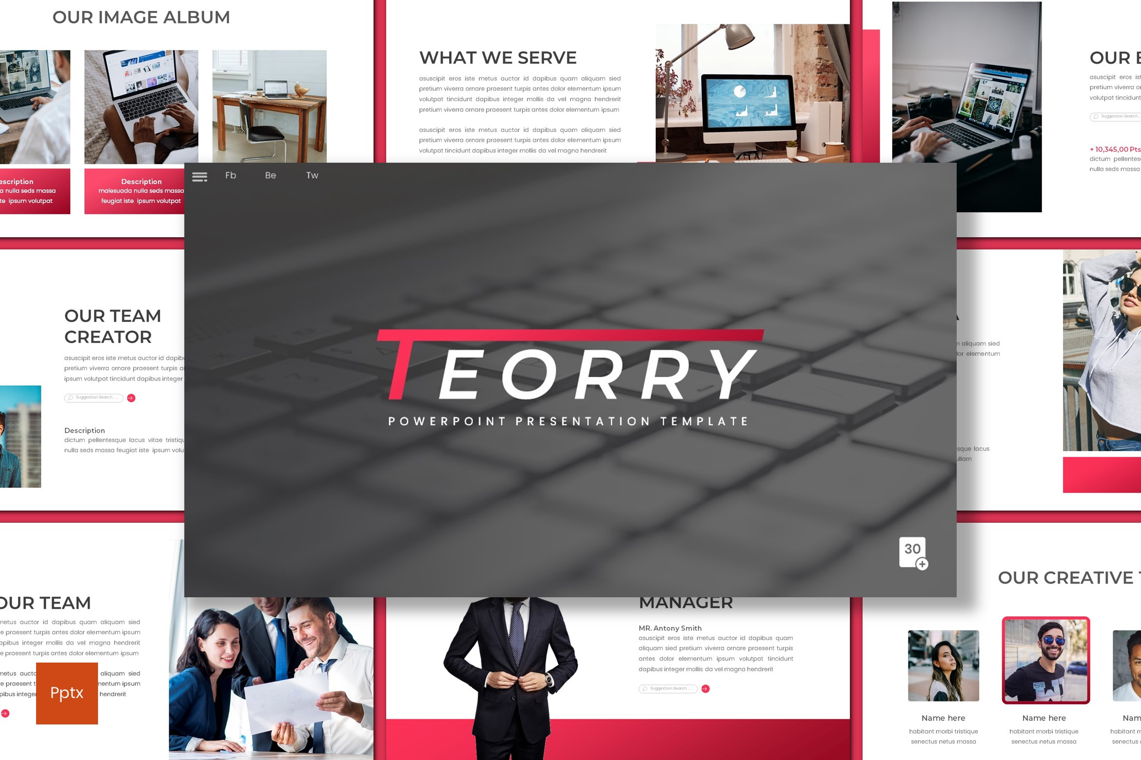 Teorry - Powerpoint Template, a Presentation Template by inspirasign