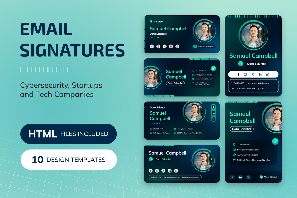 Email Signature - Cybersecurity, an Email Template by Brandify Studio