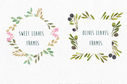 Embellished Frames: flowers & leaves, a Decorative Illustration by MaraquelaStudio (Thumbnail 4 of 8)