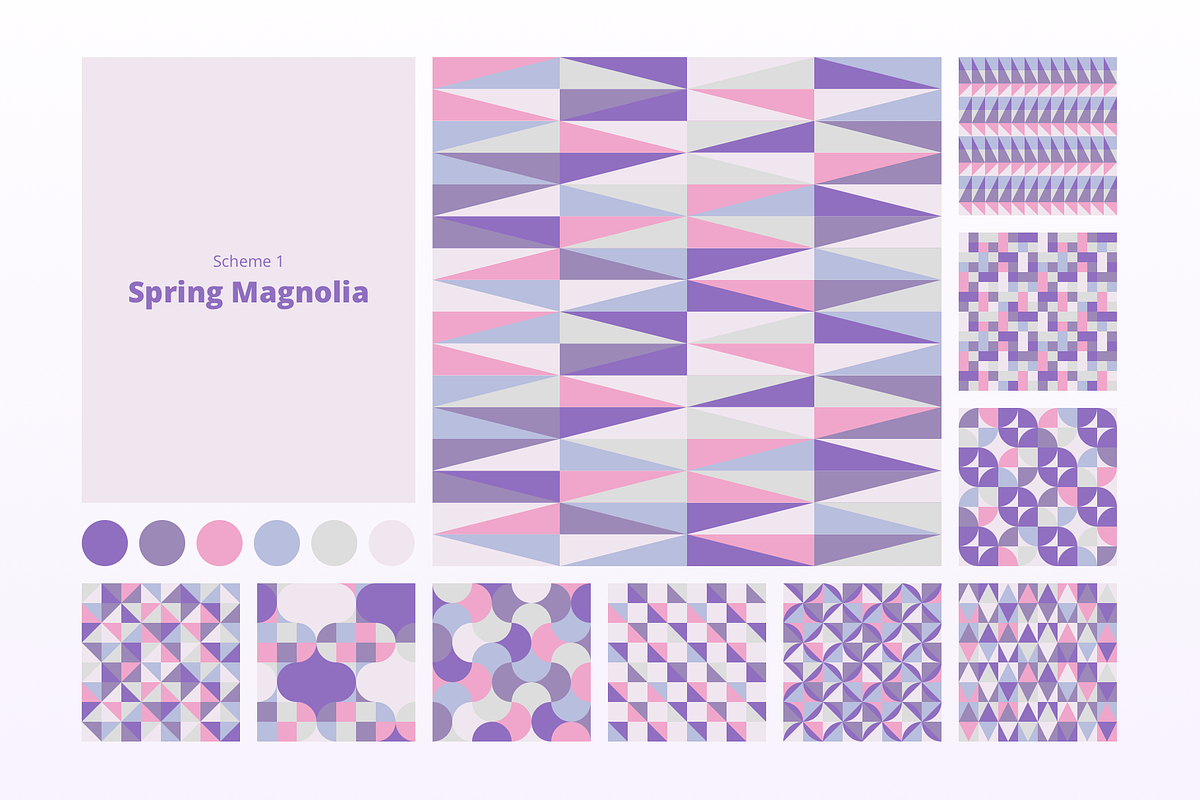 10x5 Seamless Geometric Patterns, a Pattern Graphic by WOOHOO (Photo 3 of 11)