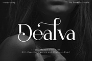 Dealva | Serif Font, a Serif Font by Ermedia Studio (Thumbnail 1 of 12)