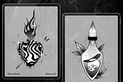 Mixed Procreate tattoo bundle, a Brush Add-On by ProcreateInk (Thumbnail 4 of 6)