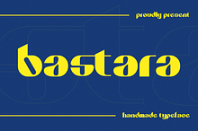 Bastara Handmade Sans Serif Font