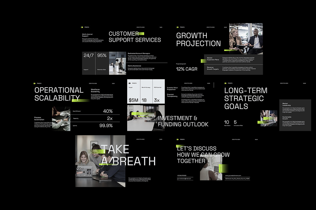 PRAGYA | Startup Pitch Deck GSL, a Presentation Template by Neermana (Photo 4 of 4)