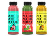 Realistic Smoothie Bottle Mockup PSD, a Packaging Mockup by LESZ Design (Thumbnail 1 of 4)
