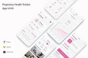 Pregnancy Health Tracker App UI Kit