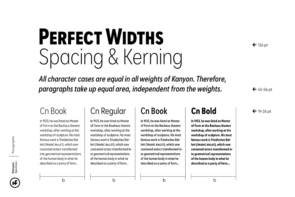 Kanyon Condensed, a Sans Serif Font by Hurufatfont (Photo 5 of 11)