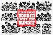 Floral Border & Frame Laser Cut Bund, an Object Graphic by jahid234 (Thumbnail 1 of 11)