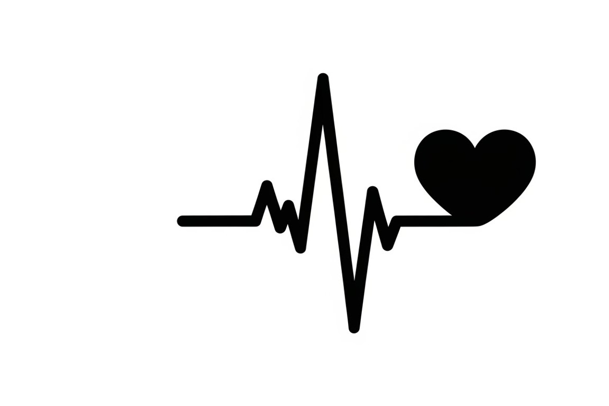 Modern heartbeat symbol icon vector, an Illustration by Amazin_art (Photo 20 of 20)