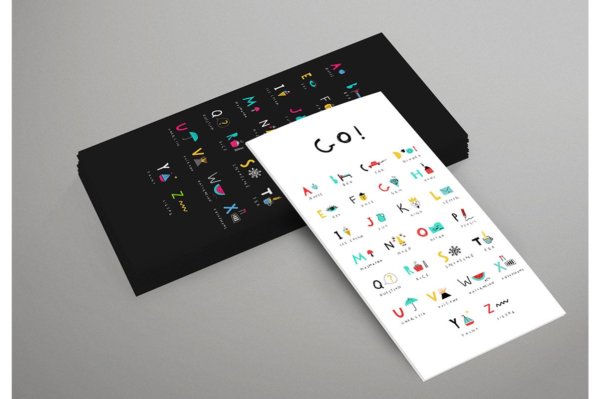 Cute Alphabet, an Education Illustration by Lera Efremova (Photo 4 of 4)