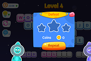 Space Word, Game UI, Mobile Casual, an Object Graphic by KartInnka (Thumbnail 5 of 19)