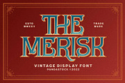 Merisk – Victorian Ornamental Font, a Blackletter Font by Imoodev (Thumbnail 1 of 5)