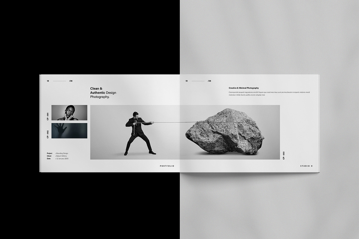 Photography Portfolio Template, a Brochure Template by TemplateFolio-Shop (Photo 10 of 20)