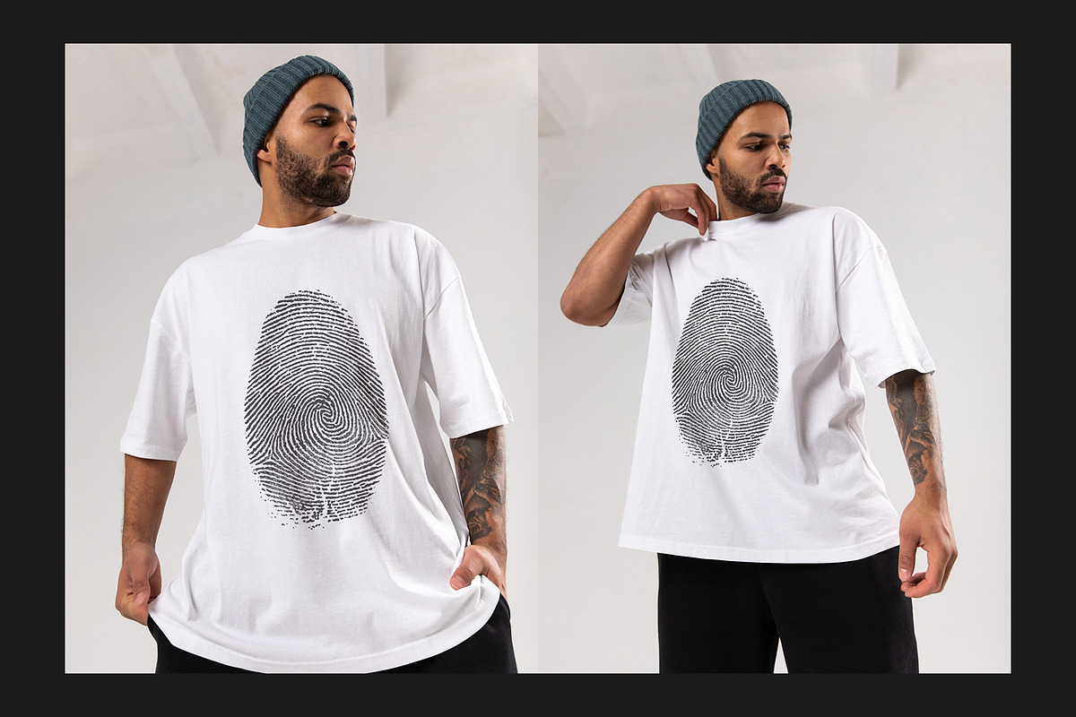 T-Shirt Mock-Up Set, a Shirt Mockup by Freeman Studio (Photo 10 of 22)