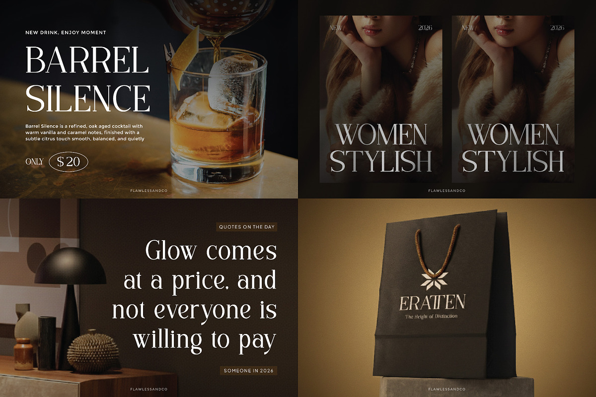 Elegant Modern Serif Font Bundle, a Serif Font by Flawless And Co (Photo 7 of 11)