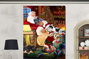 Great Dane Dog Xmas Holiday Art, an Animal Illustration by Art Paradise Studios (Thumbnail 2 of 3)