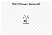 Beverage and Drinks Line Icons, an Outline Icon by Designfour (Thumbnail 2 of 7)