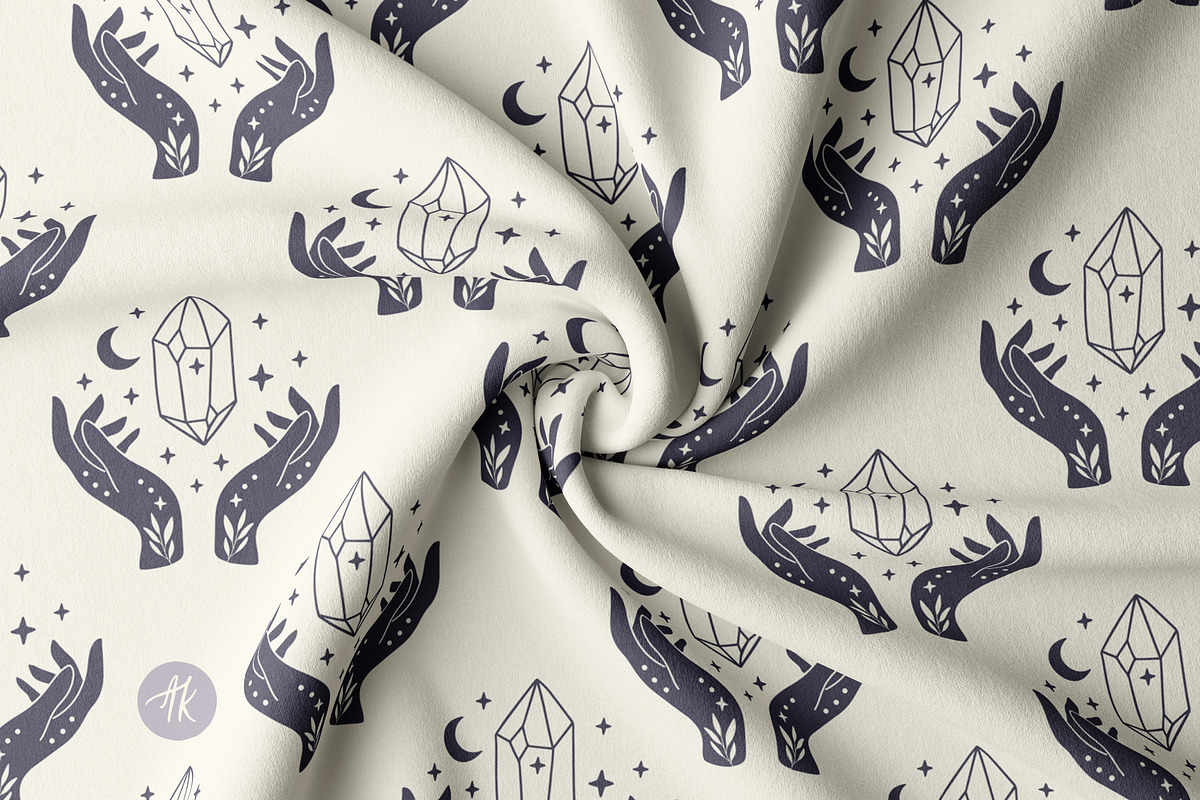 Mystical Crystals Hand Drawn Set, an Object Graphic by Alena Koval (Photo 12 of 18)