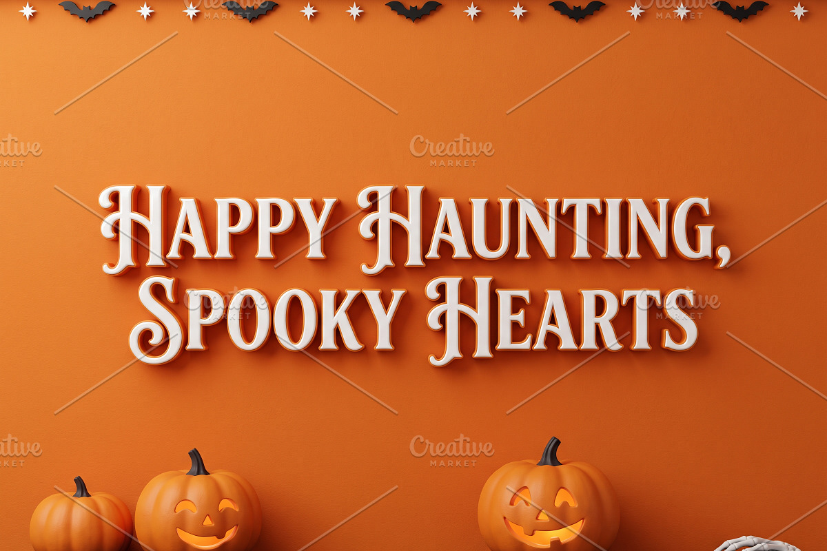 3D Typography with Pumpkins, Ghosts, a Holiday Photo by hkmonir (Photo 8 of 11)