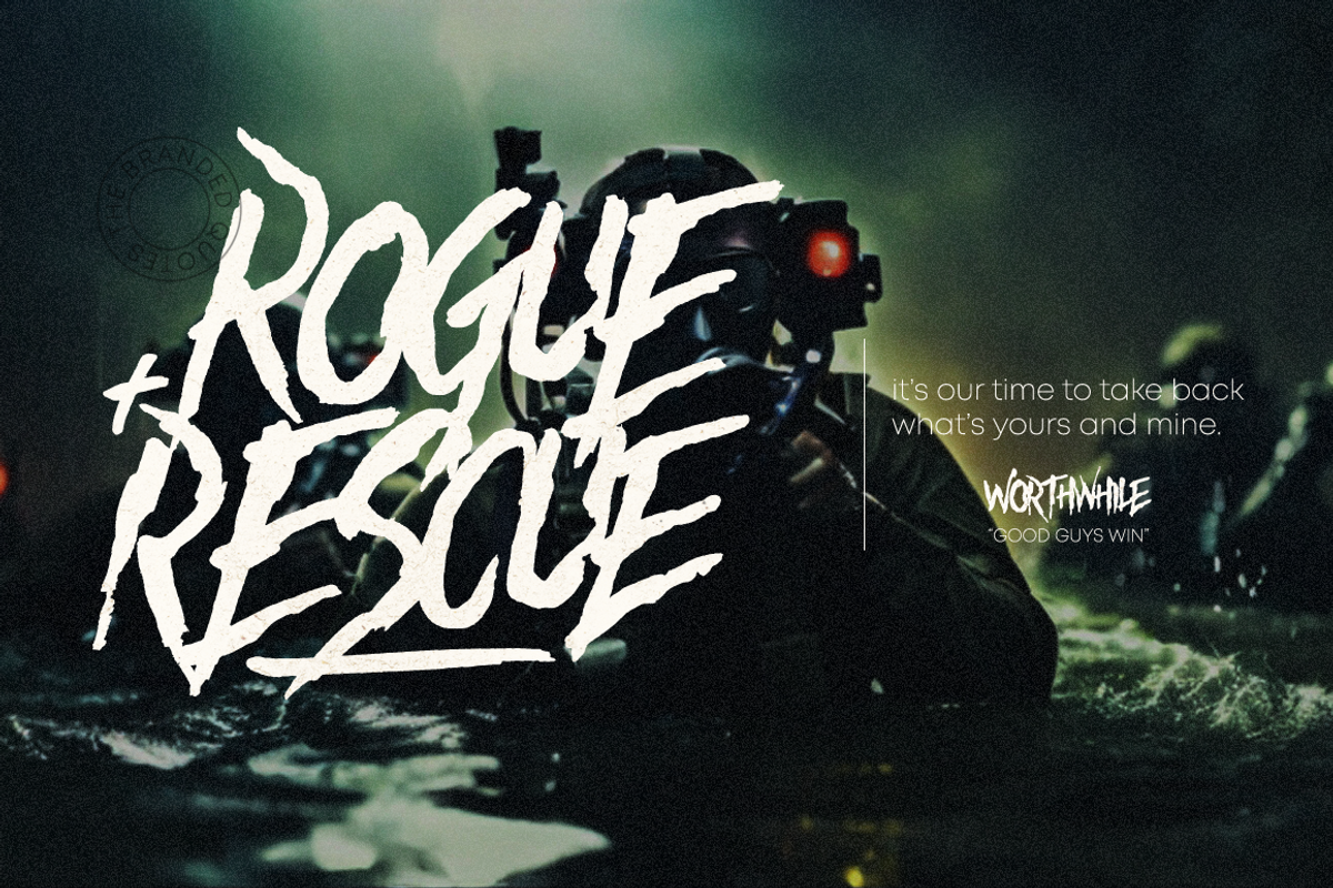 Something Unfriendly - Horror Font, a Font by The Branded Quotes (Photo 4 of 6)