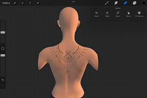 Procreate 3d Model - Torso Female