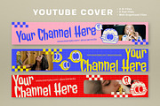 Red Retro Food Vlogger YouTube Cover, a Social Media Template by graphicook (Thumbnail 2 of 3)