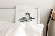 Watercolor Beach houses clipart., an Object Illustration by ArtMaslyana (Thumbnail 8 of 8)