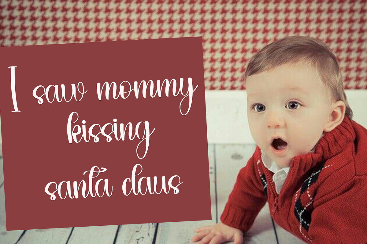 Santaboy Handwriting, a Handwritten Font by InermediaSTUDIO (Photo 5 of 8)