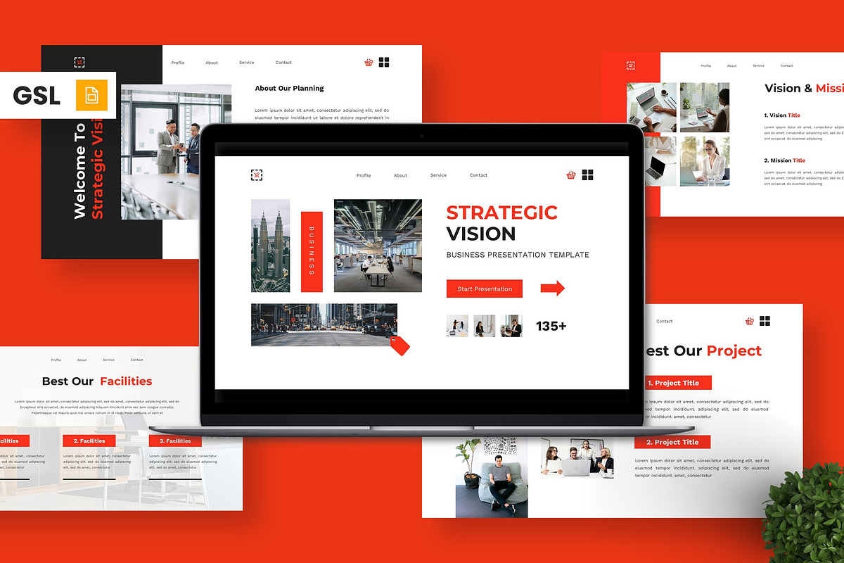 Strategic Vision - Business GSL, a Presentation Template by Deepslide Studio (Photo 1 of 6)