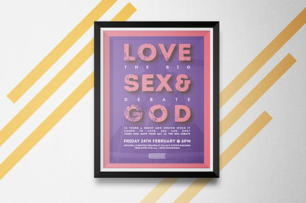 Love, Sex & God Flyer