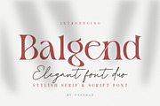 Balgend - Elegant Font Duo, a Serif Font by Typebae (Thumbnail 1 of 10)