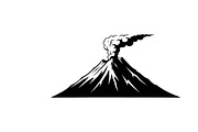 collection of volcano silhouettes, an Illustration by Amazin_art (Thumbnail 25 of 31)