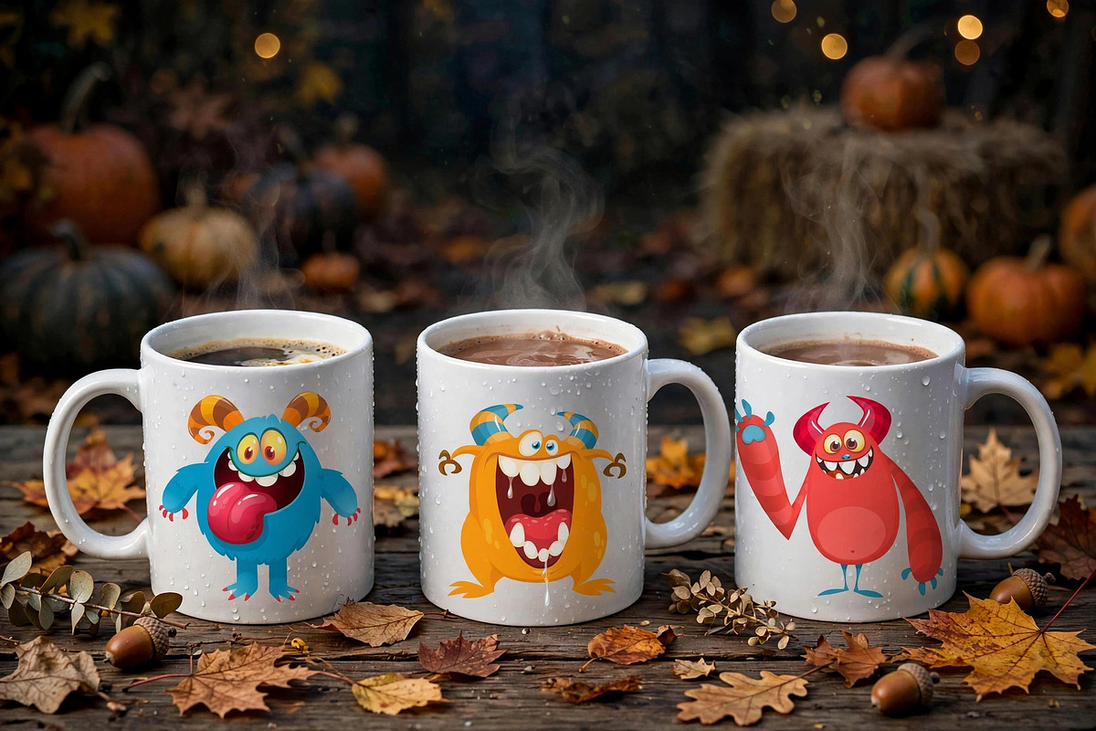 Silly Slimes - 6 Cute Monsters, a Seasonal Illustration by D R A W K M A N (Photo 5 of 6)