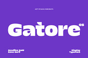 Gatore - Bold Display, a Sans Serif Font by Get Studio (Thumbnail 1 of 16)