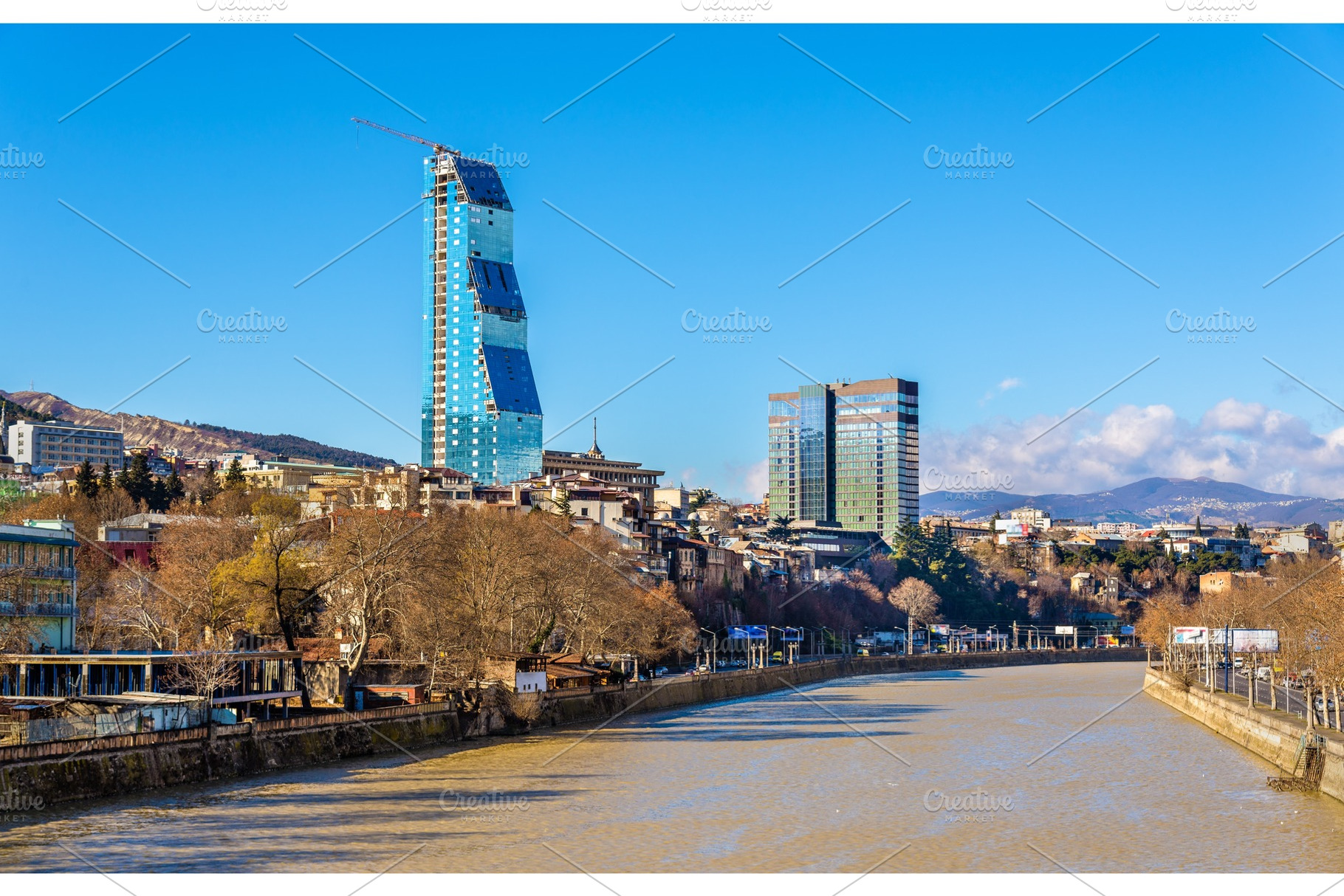 Tbilisi with the kura river georgia containing architecture, georgia, and, an Architecture Photo by Leonid Andronov