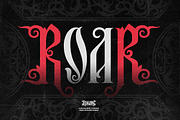 Rohang – Ritualistic Display Font, a Blackletter Font by Inviline.co (Thumbnail 5 of 17)