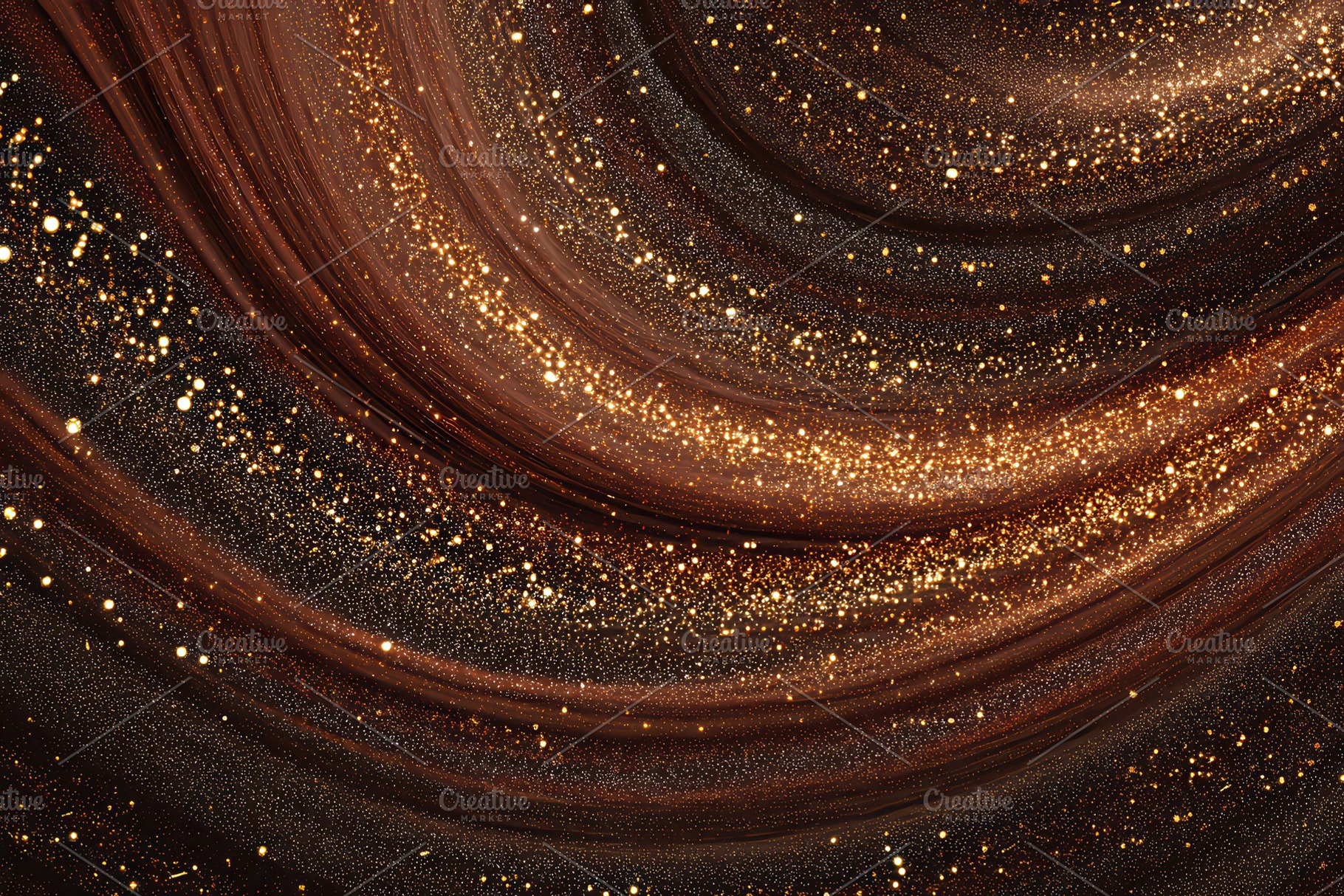 Swirling patterns with gold, a Photo by Pavel_design