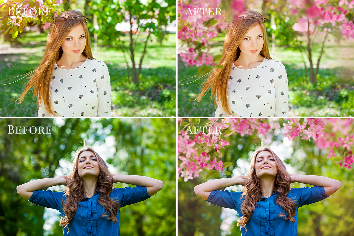 Pink Blossom Tree photo overlays, a Layer Style Add-On by BrownLeopard (Photo 3 of 8)