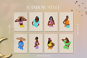 Rainbow Style Illustrations, a Decorative Illustration by TiriCo (Thumbnail 1 of 12)