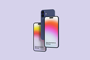 Floating Smartphone Mockup, a Mockup by My Code Std (Thumbnail 4 of 6)