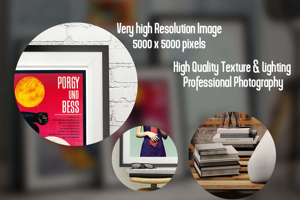 Canvas Poster Mock Up V1, a Print Template by Pixel Place (Photo 4 of 6)