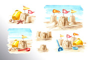 On the Sunny Sand, a Seasonal Illustration by Daria Ustiugova (Thumbnail 8 of 11)