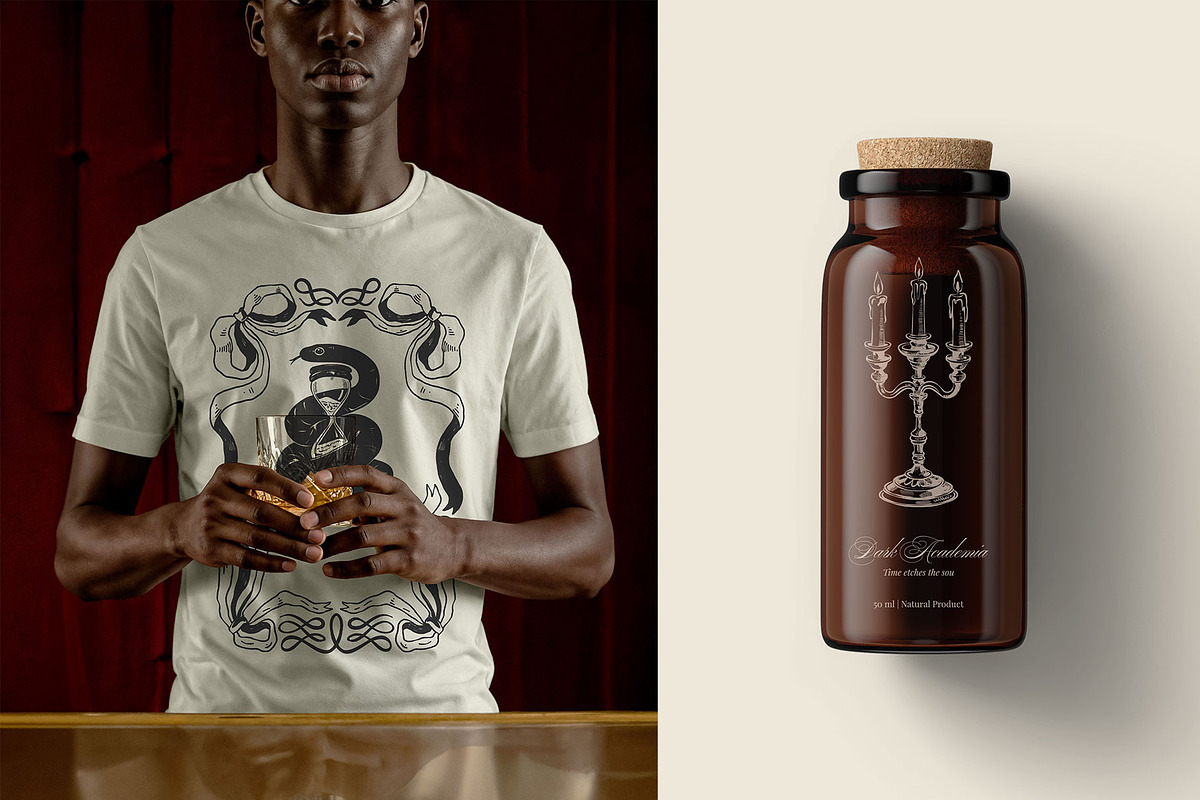 Dark Academia P.2 | Illustration Kit, an Object Illustration by KetteCreate (Photo 12 of 16)