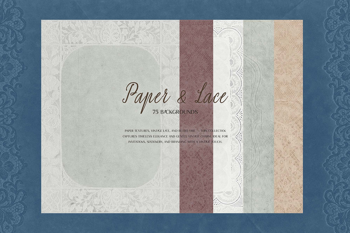 Paper & Lace backgrounds, a Background Graphic by DigARTbyHavroshka (Photo 1 of 11)