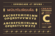 Old Spirits Display Font, a Serif Font by Vintage Type Company (Thumbnail 3 of 7)