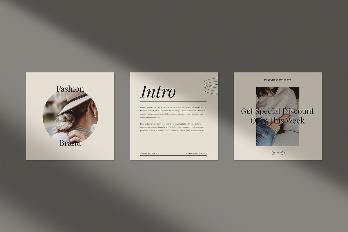 Clara - Fashion Social Media Pack, a Social Media Template by Neetlabs Studio (Photo 3 of 5)